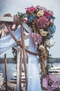 Морская арка свадебная 4